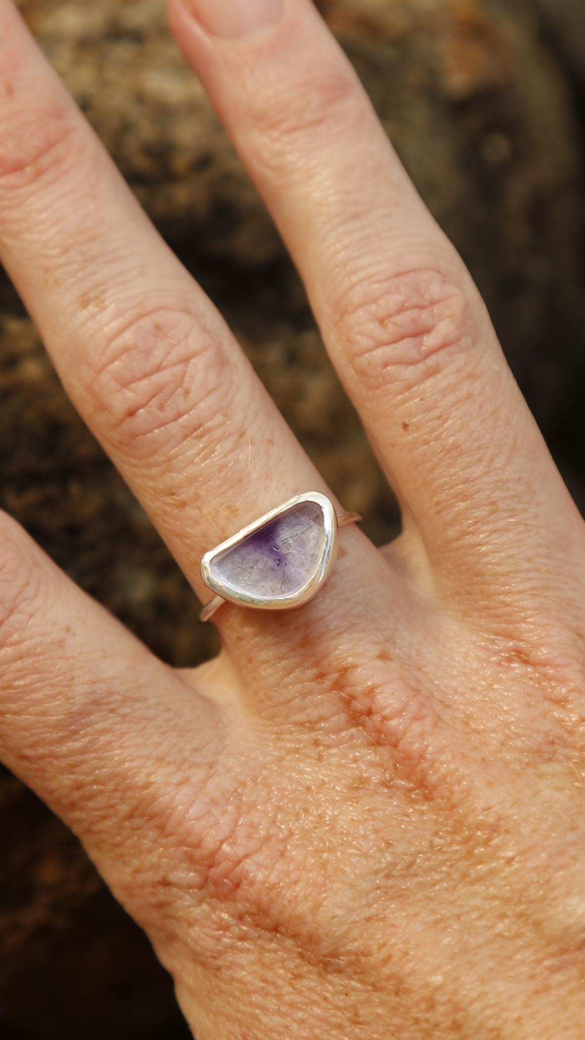 amethyst ring | O 1/2