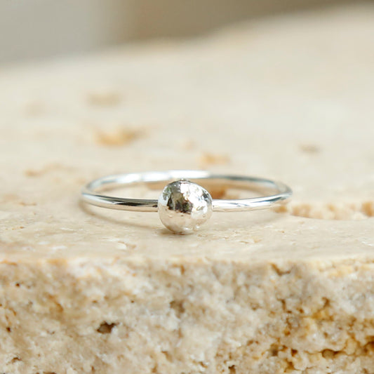 single blob ring | solid silver